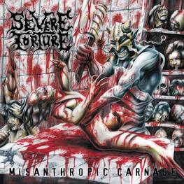 SEVERE TORTURE - Misanthropic Carnage (Splatter Vinyl) (LP)