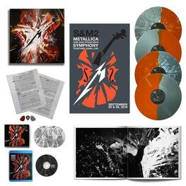 METALLICA - S&m2: Deluxe Edition Box (Coloured Vinyl + Exclusive Photobook, Sheet Music, Five Guitar Picks, Poster) (4LP+2CD+BOOK)