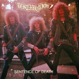 DESTRUCTION - Sentence Of Death (Euro Version/splatter) (LP)