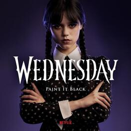 SOUNDTRACK - Paint It Black / Wednesday Theme Song - Original Series Soundtrack (Limited Transparent Purple Coloured Vinyl) (7in)