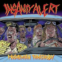 INSANITY ALERT - Moshemian Thrashody (Clear W/ Coloured Splatter 10in Vinyl) (10in)