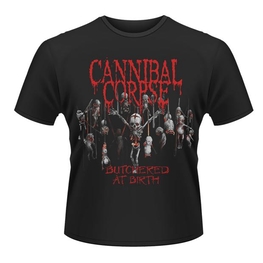 CANNIBAL CORPSE - BUTCHERED AT BIRTH (2015) UNISEX T-SHIRT (BLACK)