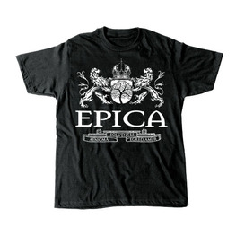 EPICA LIONS "COAT OF ARMS" T-SHIRT - BLACK