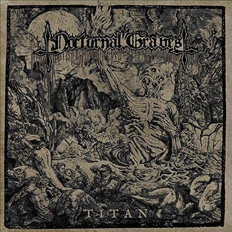 NOCTURNAL GRAVES - Titan (Ltd Gold & Black Gatefold Vinyl) (LP)