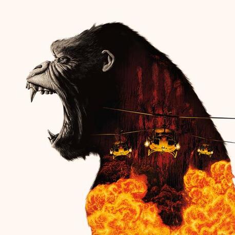SOUNDTRACK, HENRY JACKMAN - Kong: Skull Island - Original Motion Picture Score (Limited Lava Coloured Vinyl) (2LP)