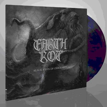EARTH ROT - Black Tides Of Obscurity (Ltd Clear, Red, Blue Mix Vinyl) (LP)
