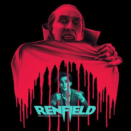 SOUNDTRACK, MARCO BELTRAMI - Renfield - Original Motion Picture Soundtrack (Limited Seaglass Blue With Pink And Red Splatter Vinyl) (2LP (180g))