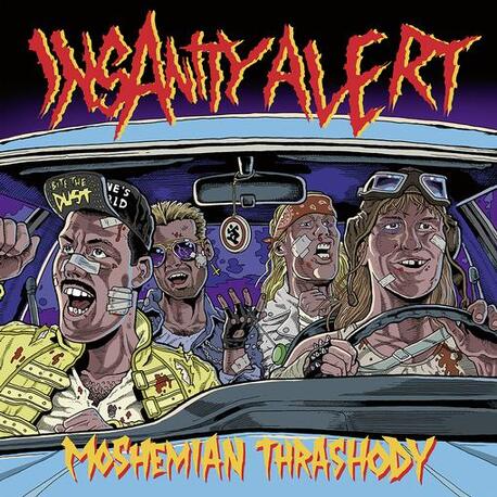 INSANITY ALERT - Moshemian Thrashody (Clear W/ Coloured Splatter 10in Vinyl) (10in)